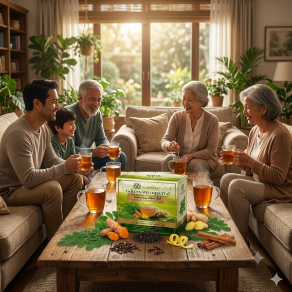 Golden Wellness Tea Image 4 FloraVera™ Golden Wellness Tea with Black Tea