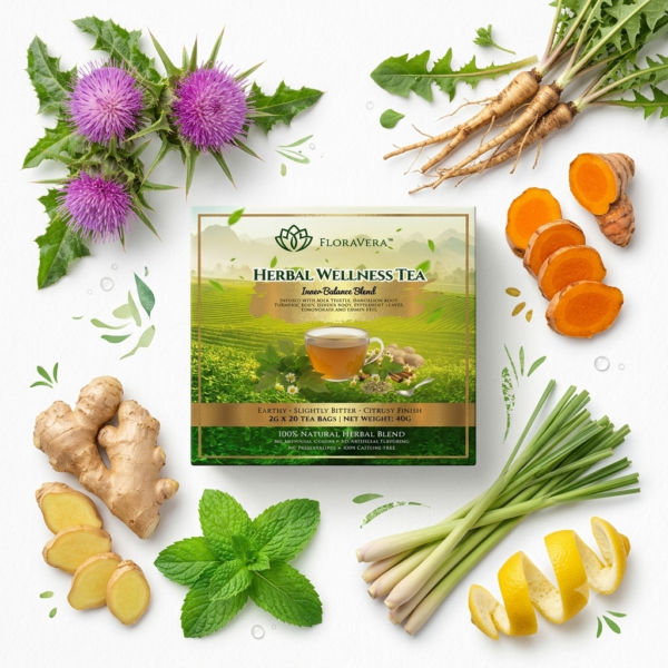 Herbal Wellness Tea 3 FloraVera™ Herbal Wellness Tea – Inner Balance Blend