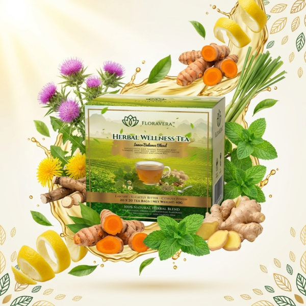 Herbal Wellness Tea 5 FloraVera™ Herbal Wellness Tea – Inner Balance Blend