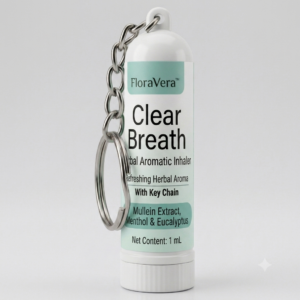 FloraVera™ Clear Breath Herbal Aromatic Inhaler With Mullein, Menthol & Eucalyptus