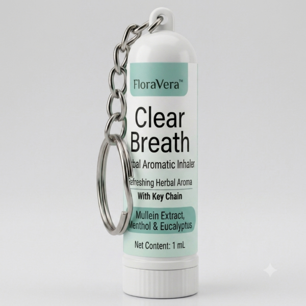 Mullein Inhaler Rev FloraVera™ Clear Breath Herbal Aromatic Inhaler With Mullein, Menthol & Eucalyptus
